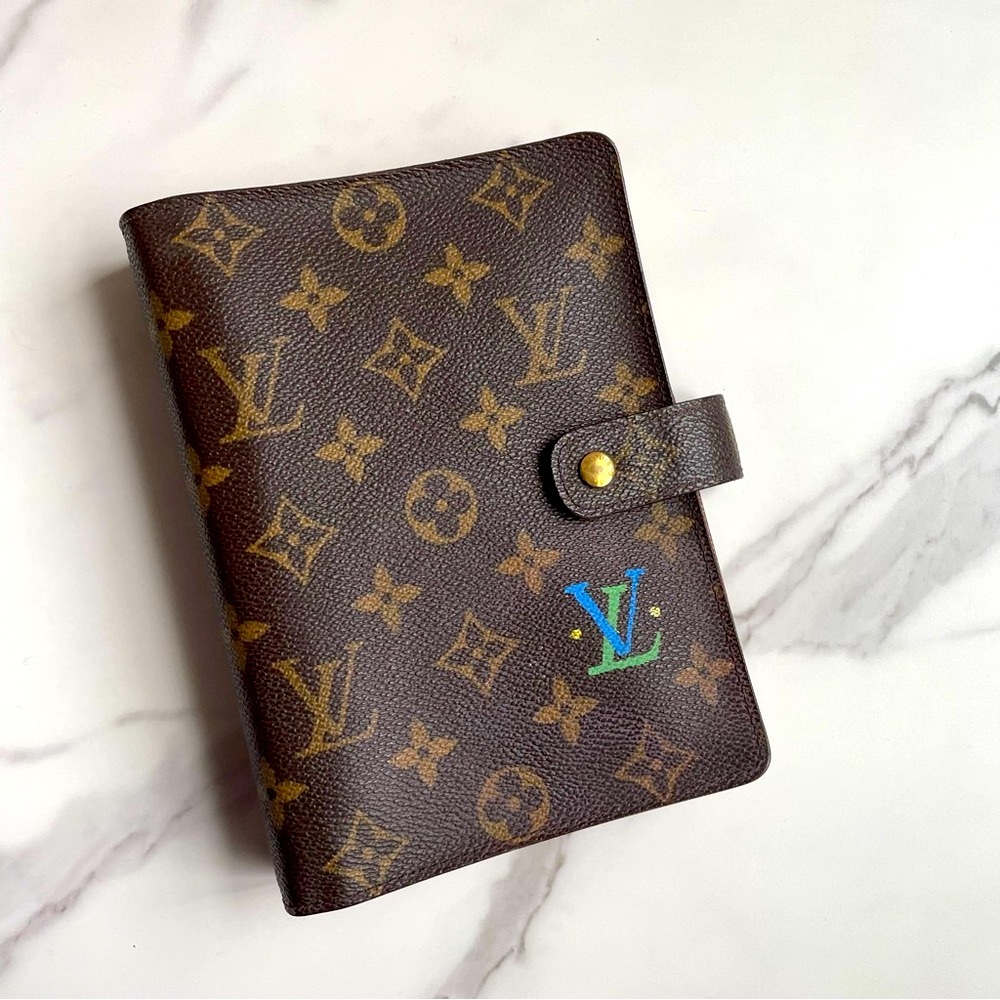 Louis Vuitton Brown Monogram Medium MM Ring Agenda